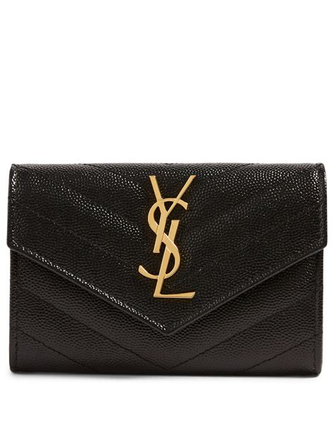 ysl college monogram|YSL monogram wallet price.